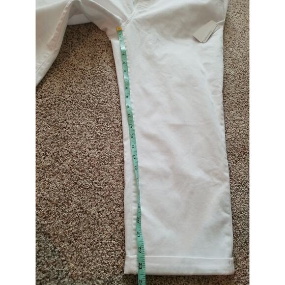 Soft Surroundings The Ultimate Denim‎ Pull On Straight Crop Jeans White Size 2X - Picture 5 of 10